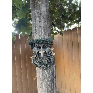 Tree Face Tree Sculptures Garden Decors, Whimsical Old Man Tree Flowerpot